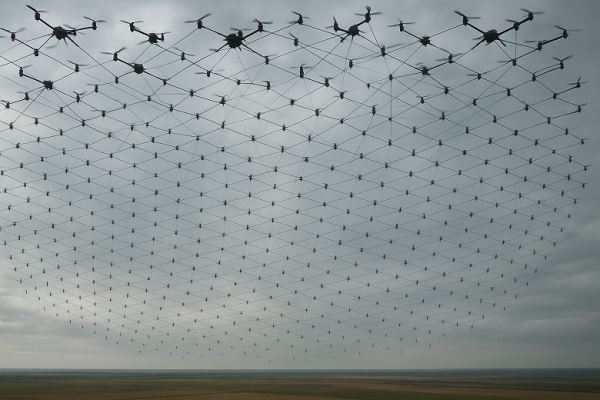Китай придумал, как глушить сигнал спутникового интернета Starlink над определённой территорией. Нужно 1000-2000 дронов-глушилок