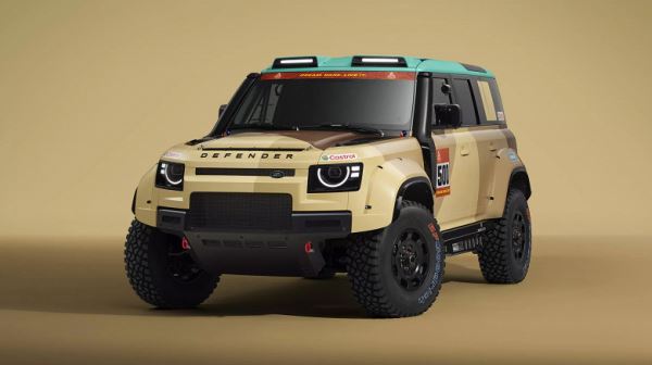 Самый экстремальный Land Rover Defender. Представлен раллийный Defender Dakar D7X-R: 4,4-литровый V8 с двумя турбинами, 550-литровый топливный бак и &laquo;режим полёта&raquo;
