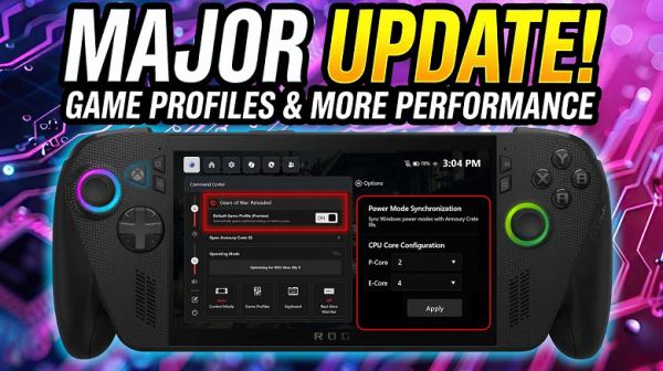 Выжать из портативной консоли всё. Новая прошивка Asus Xbox ROG Ally позволяет улучшить и производительность, и автономность