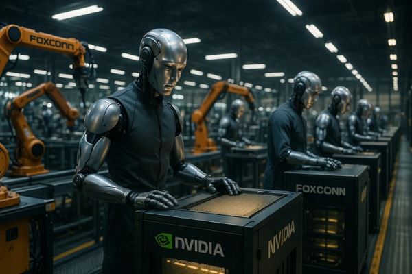 Foxconn и Nvidia запускают фабрику будущего в США: человекоподобные роботы будут собирать серверы для систем искусственного интеллекта