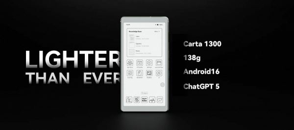 Электронная книга в формате смартфона с 4G и Android 16. Представлена Viwoods AiPaper Reader
