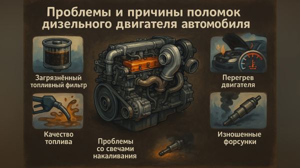 Причины поломок дизельного двигателя: какие неисправности и&nbsp;неполадки приводят к&nbsp;ремонту мотора на&nbsp;ДТ
