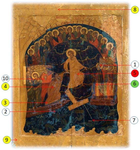 Для иконы XVI века из Государственной Третьяковской галереи определили риски биопоражения